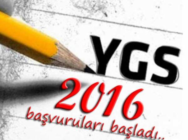 YGS 2016 Başvuruları Başladı.